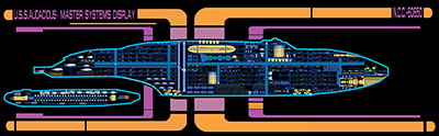 Star Trek Starship Cutaways by Rusted Gear Art