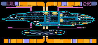 Star Trek Starship Cutaways by Rusted Gear Art