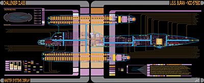 Star Trek Starship Cutaways by Rusted Gear Art