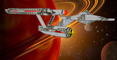 Star Trek Starship Cutaways by Rusted Gear Art