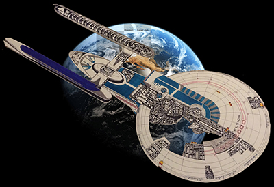 Star Trek Starship Cutaways by Rusted Gear Art