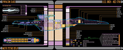 Star Trek Starship Cutaways by Rusted Gear Art