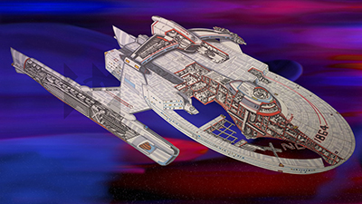 Star Trek Starship Cutaways by Rusted Gear Art