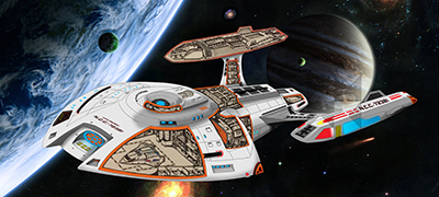 Star Trek Starship Cutaways by Rusted Gear Art