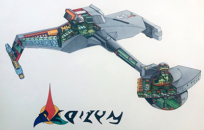 Star Trek Starship Cutaways by Rusted Gear Art