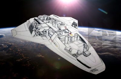 Star Trek Starship Cutaways by Rusted Gear Art