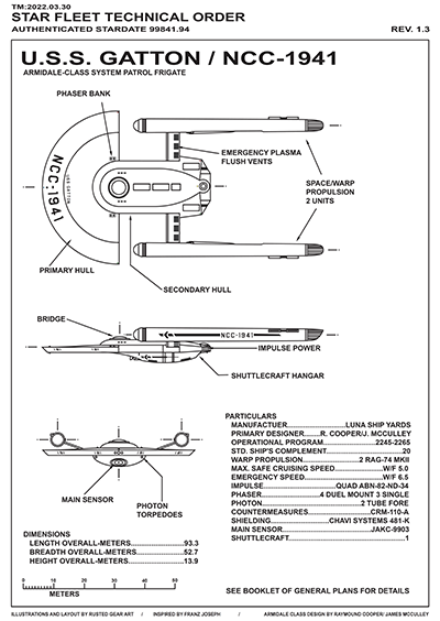 Star Trek Starship Cutaways by Rusted Gear Art