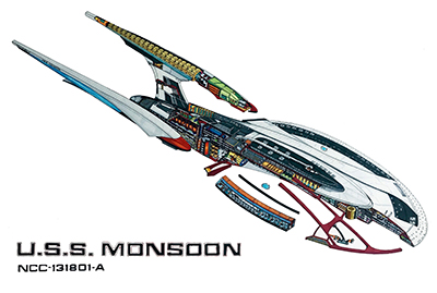 Star Trek Starship Cutaways by Rusted Gear Art