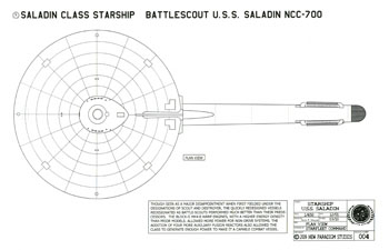 Saladin Class Starship - U.S.S. Saladin NCC-700