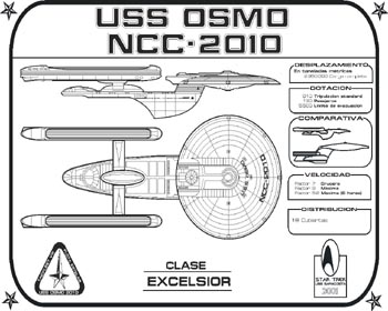 Star Trek Blueprints: U.S.S. Saracosta NCC-9737 Website Schematics