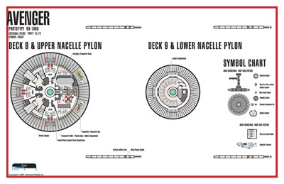 Avenger Class NX-1860 Starship Prototype - External Blueprints & Internal Deck Plans by Strategic Design - Page 15