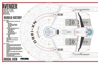 Avenger Class NX-1860 Starship Prototype - External Blueprints & Internal Deck Plans by Strategic Design - Page 3