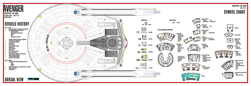 Avenger Class NX-1860 Starship Prototype - External Blueprints & Internal Deck Plans by Strategic Design - Page 19