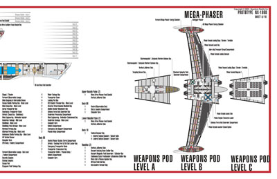 Avenger Class NX-1860 Starship Prototype - External Blueprints & Internal Deck Plans by Strategic Design - Page 8
