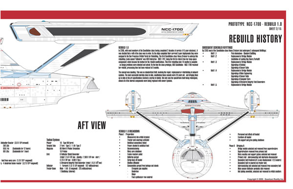 Constitution Class Rebuild NC-1700 Starship Prototype - External Blueprints & Internal Deck Plans by Strategic Design - Page 2