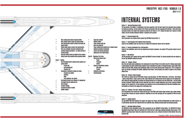 Constitution Class Rebuild NC-1700 Starship Prototype - External Blueprints & Internal Deck Plans by Strategic Design - Page 4