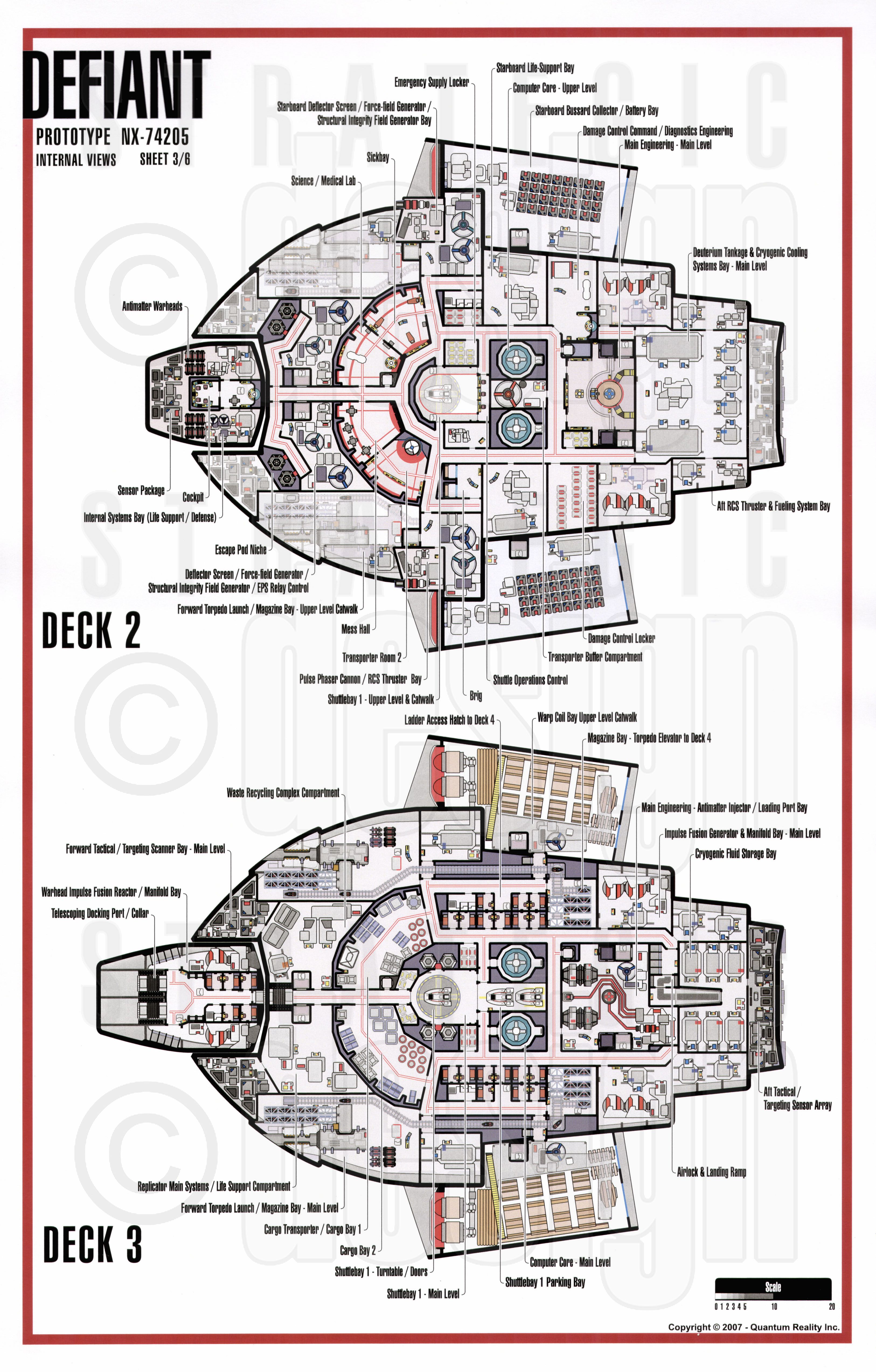 Uss Defiant Schematic Uss Defiant Schematic SFJO