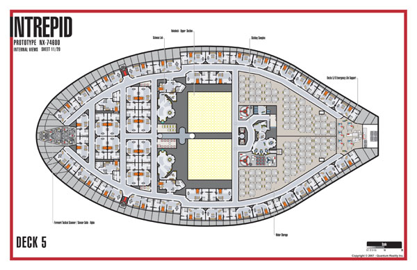 Intrepid Class Rebuild NX-74600 Starship Prototype - External Blueprints & Internal Deck Plans by Strategic Design - Page 11