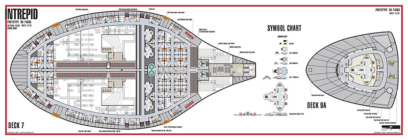 Intrepid Class Rebuild NX-74600 Starship Prototype - External Blueprints & Internal Deck Plans by Strategic Design - Page 25