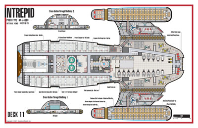 Intrepid Class Rebuild NX-74600 Starship Prototype - External Blueprints & Internal Deck Plans by Strategic Design - Page 18