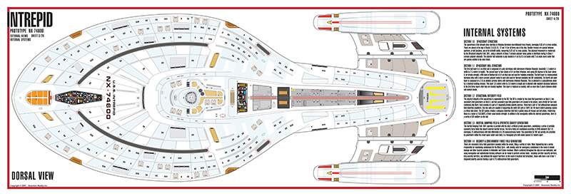 Intrepid Class Rebuild NX-74600 Starship Prototype - External Blueprints & Internal Deck Plans by Strategic Design - Page 22