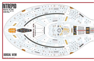 Intrepid Class Rebuild NX-74600 Starship Prototype - External Blueprints & Internal Deck Plans by Strategic Design - Page 3