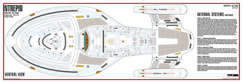 Intrepid Class Rebuild NX-74600 Starship Prototype - External Blueprints & Internal Deck Plans by Strategic Design - Page 23