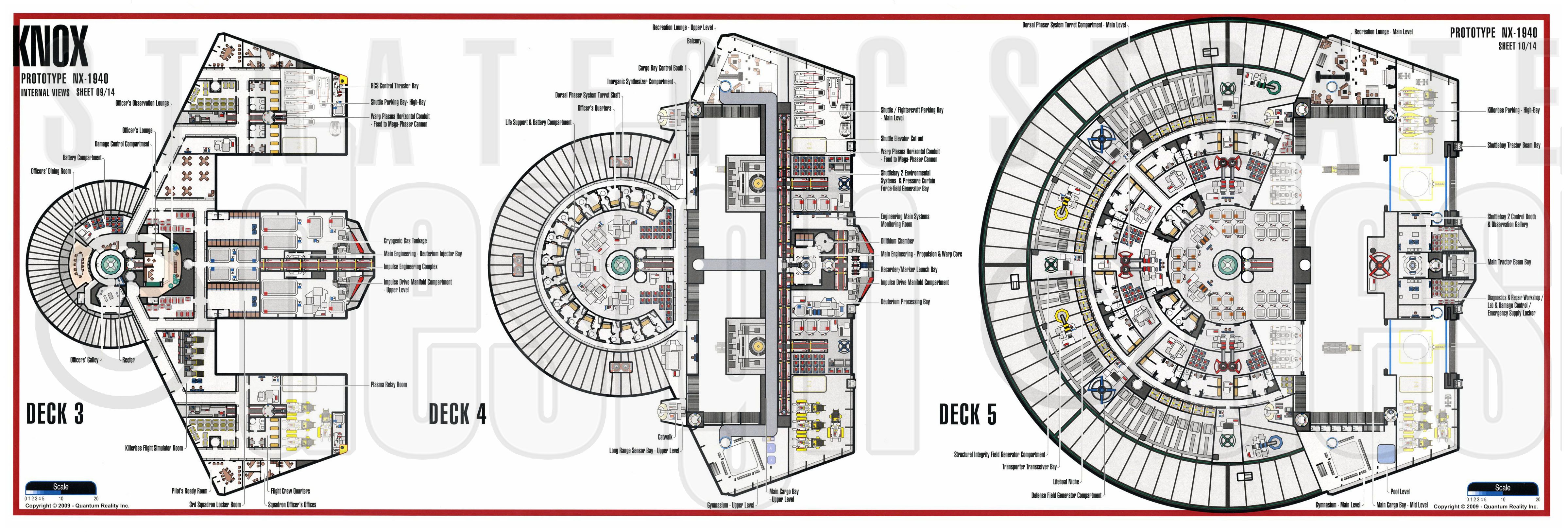 Star Trek Blueprints: Knox-Class Starship Prototype - NX-1940