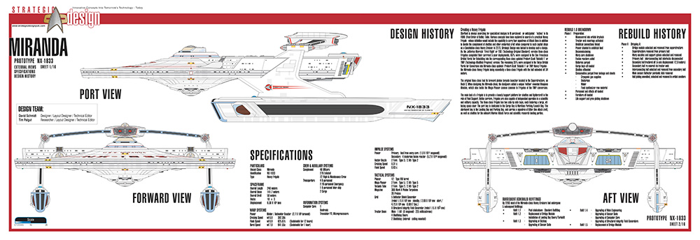 Miranda Class NX-1833 Starship Prototype - External Blueprints & Internal Deck Plans by Strategic Design - Page 17
