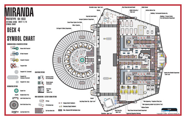 Miranda Class NX-1833 Starship Prototype - External Blueprints & Internal Deck Plans by Strategic Design - Page 11