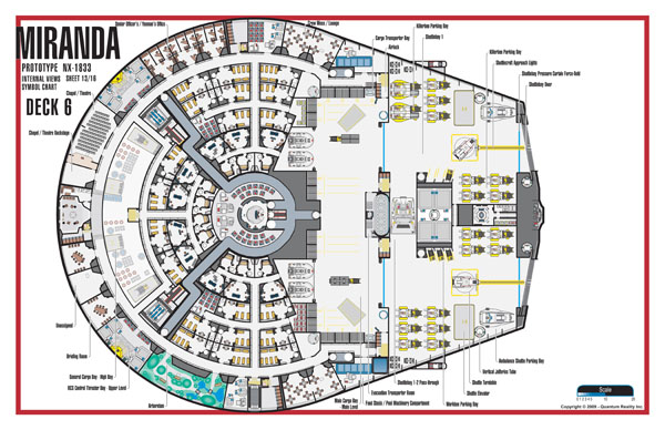 Miranda Class NX-1833 Starship Prototype - External Blueprints & Internal Deck Plans by Strategic Design - Page 13