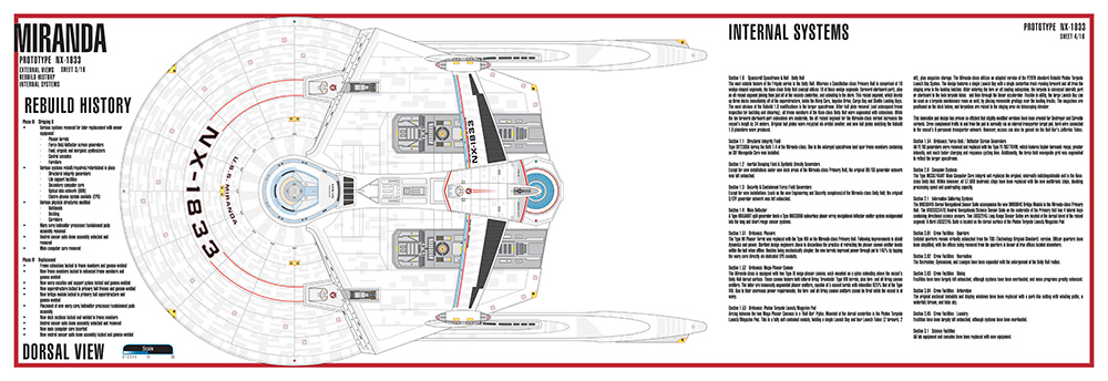Miranda Class NX-1833 Starship Prototype - External Blueprints & Internal Deck Plans by Strategic Design - Page 18