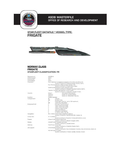 Starship Datafile - Volume Two: 2325-2425