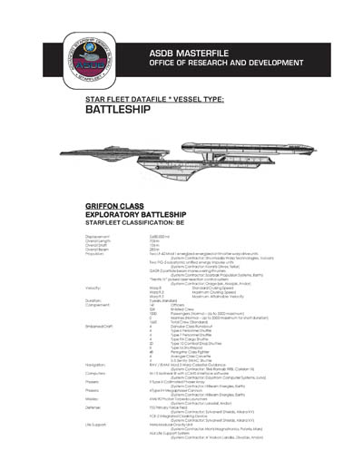 Starship Datafile - Volume Two: 2325-2425