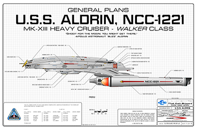 U.S.S. Aldrin NCC-1221, MK-XIII Heavy Cruiser - Walker Class