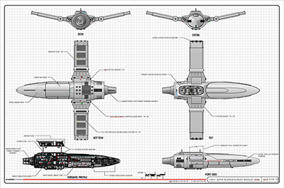 U.S.S. Aldrin NCC-1221, MK-XIII Heavy Cruiser - Walker Class