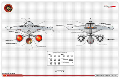 U.S.S. Endeavour, NCC-1768 - MK-VII-B Heavy Scout Cygnus Class