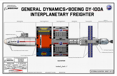 DY-100A Interplanetary Freighter