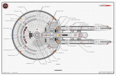 U.S.S. Endeavour NCC-1768 - MK-VII-C Reconnaissance Cruiser