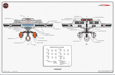 U.S.S. Endeavour NCC-1768 - MK-VII-C Reconnaissance Cruiser