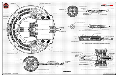U.S.S. Endeavour NCC-1768 - MK-VII-C Reconnaissance Cruiser