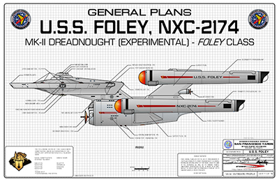 U.S.S. Foley NXC-2174, MK-II Dreadnought - Foley Class