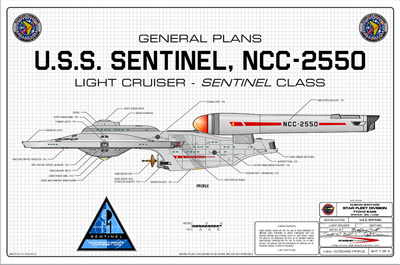U.S.S. Sentinel NCC-2550 - Light Cruiser