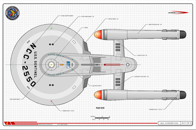 U.S.S. Sentinel NCC-2550 - Light Cruiser