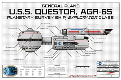 U.S.S. Questor AGR-65, Planetary Survey Ship, Explorator Class