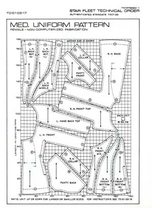 Medical Uniform Pattern: Female Non-Computerized