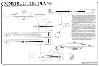 U.S.S. Enterprise Construction Plans