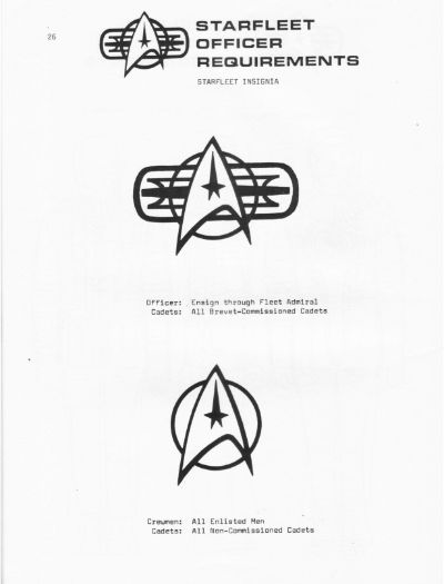 Starfleet Officer Requirements - Volume I