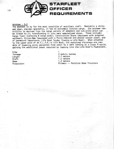 Starfleet Officer Requirements - Volume II