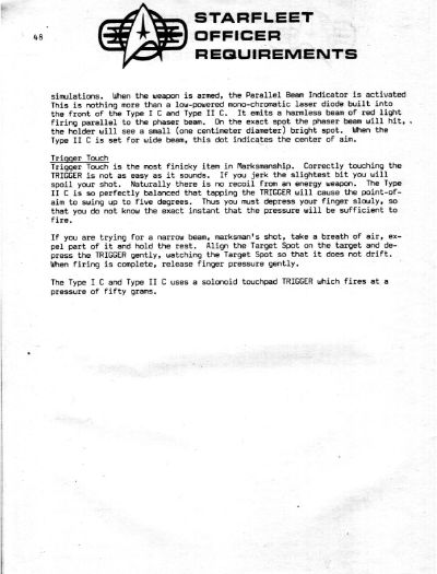 Starfleet Officer Requirements - Volume II